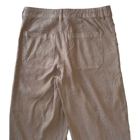 Kut from the Kloth Topaz Linen Wide Leg Pants - Picture 3 of 9